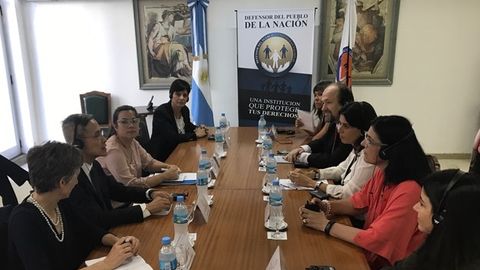 La Defensoría del Pueblo de la Nación recibió la visita del Relator Especial de la ONU para el colectivo LGTB