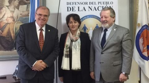 El Ministro Federal de Justicia y la Embajadora de Austria visitaron la Defensoría del Pueblo de la Nación