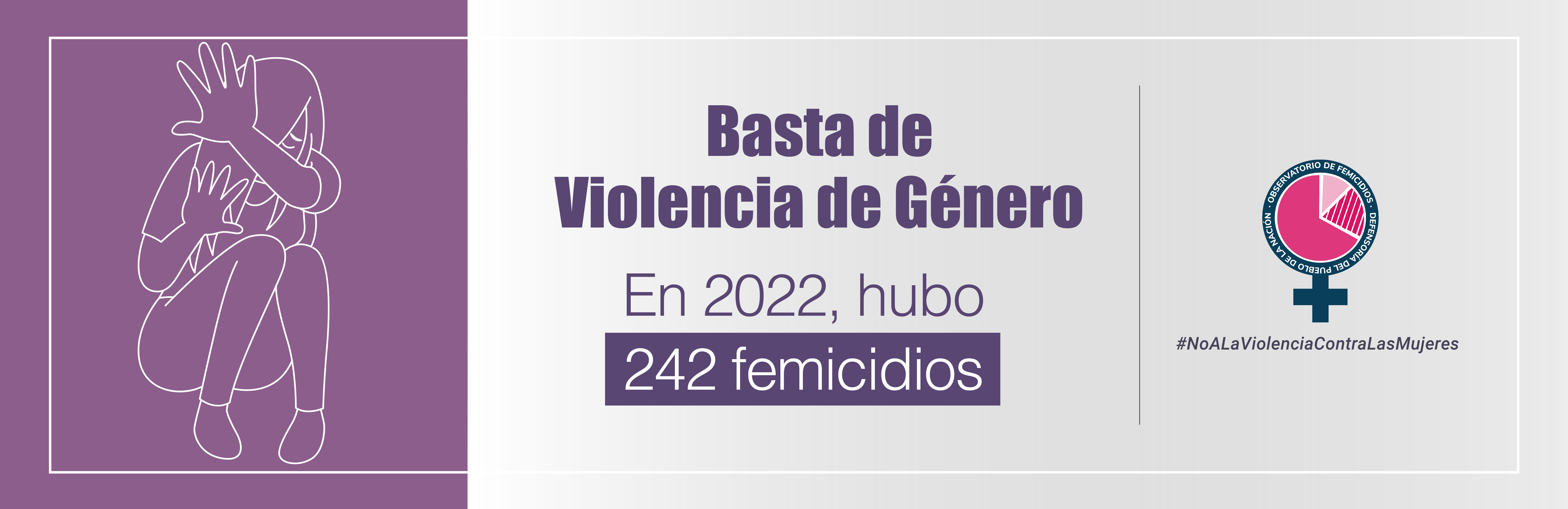 Más de cuatro femicidios por semana en 2022, según el Observatorio de Femicidios de la Defensoría del Pueblo de la Nación